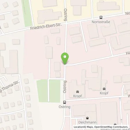 Standortübersicht der Tankstelle Autohaus Kropf GmbH in 91154 Roth