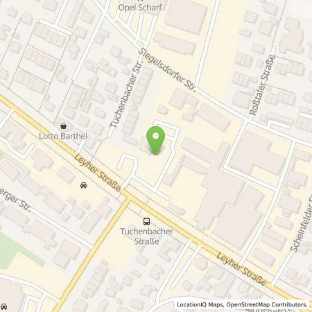 Standortübersicht der Tankstelle Autohaus Kropf GmbH in 90431 Nürnberg