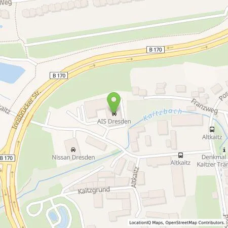 Standortübersicht der Tankstelle AIS Dresden GmbH in 01217 Dresden