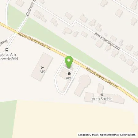 Standortübersicht der Tankstelle AIS Dresden GmbH in 01139 Dresden