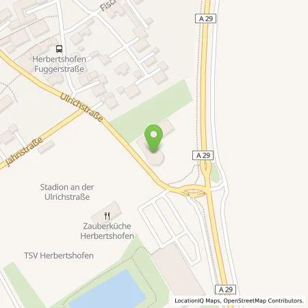 Standortübersicht der Tankstelle Augsburger Auto-Center Albert Sigg GmbH in 86405 Meitingen