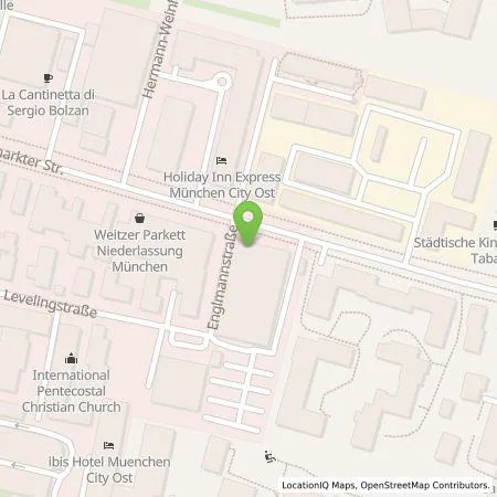 Standortübersicht der Tankstelle DIT München GmbH in 81673 München