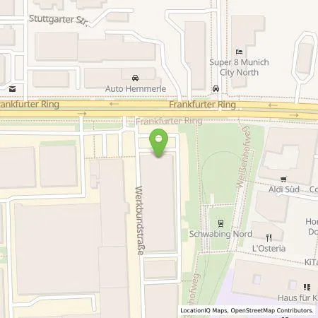 Standortübersicht der Tankstelle DIT München GmbH in 80687 München