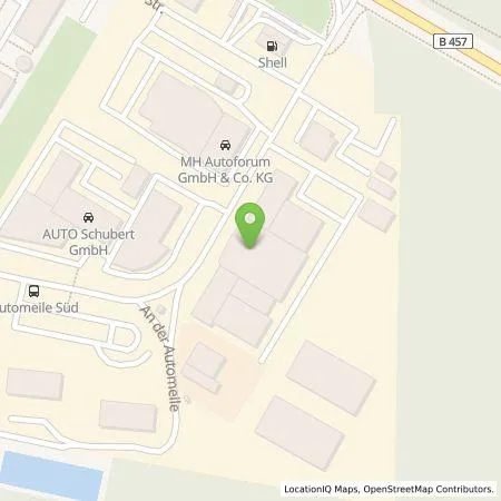 Standortübersicht der Tankstelle Autohaus Nau GmbH in 35394 Gießen