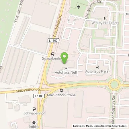 Standortübersicht der Tankstelle Autohaus Neff GmbH in 74074 Heilbronn