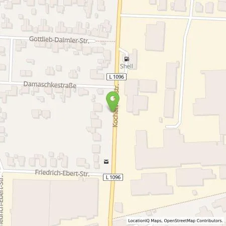 Standortübersicht der Tankstelle Autohaus Neff GmbH in 74177 Bad Friedrichshall (Waldau)