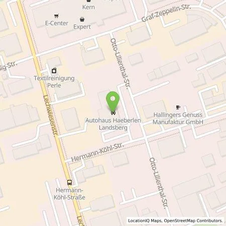Standortübersicht der Tankstelle Autohaus Haeberlen GmbH in 86899 Landsberg am Lech