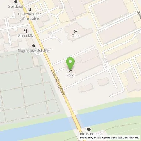 Standortübersicht der Tankstelle Automobilforum KADEA GmbH in 12359 Berlin