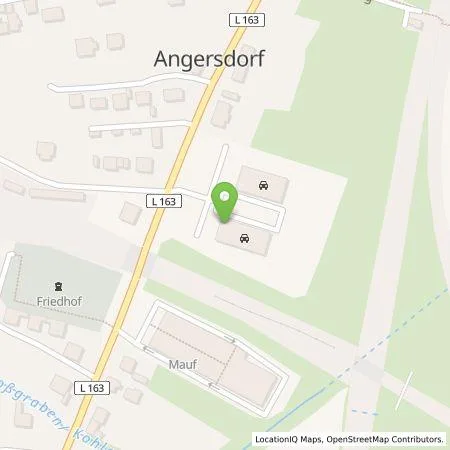 Standortübersicht der Tankstelle DiT Halle GmbH in 06179 Angersdorf