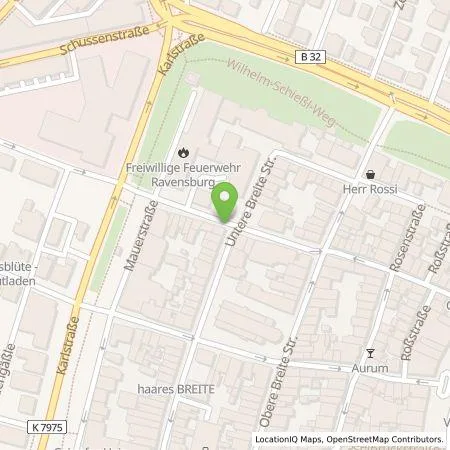 Standortübersicht der Tankstelle Technische Werke Schussental GmbH & Co. KG in 88212 Ravensburg