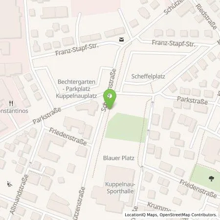 Standortübersicht der Tankstelle Technische Werke Schussental GmbH & Co. KG in 88212 Ravensburg