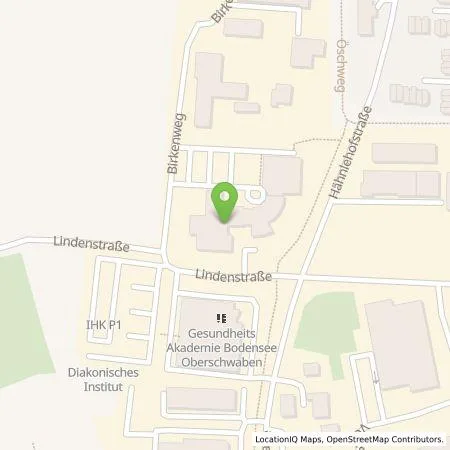 Standortübersicht der Tankstelle Technische Werke Schussental GmbH & Co. KG in 88250 Weingarten