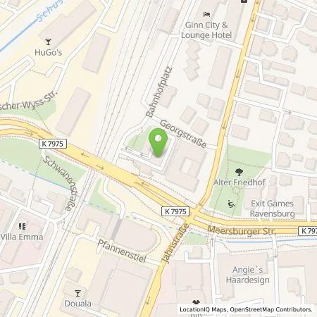 Standortübersicht der Tankstelle Technische Werke Schussental GmbH & Co. KG in 88212 Ravensburg