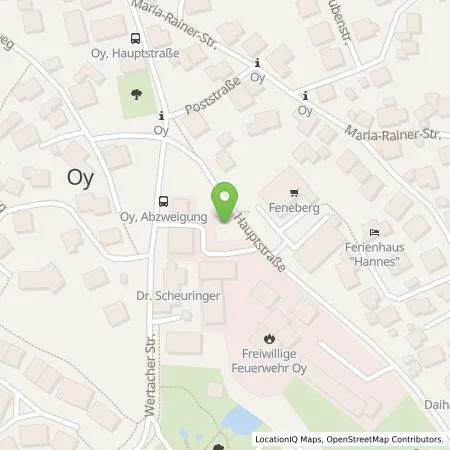 Standortübersicht der Tankstelle Numbat Schnellladenetz GmbH & Co. KG in 87466 Oy-Mittelberg