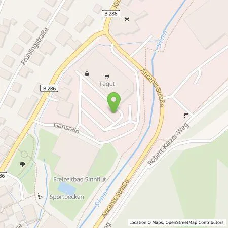 Standortübersicht der Tankstelle Numbat GmbH in 97769 Bad Brückenau