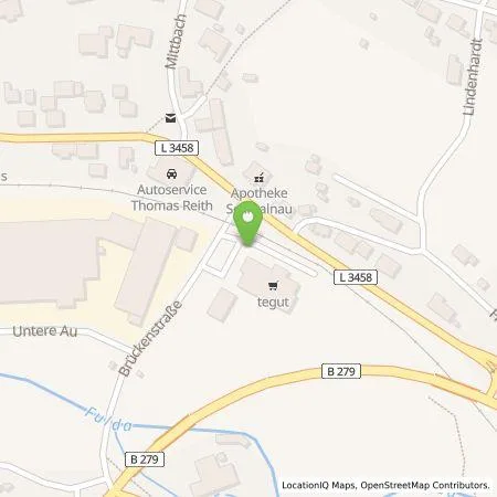 Standortübersicht der Tankstelle Numbat GmbH in 36157 Ebersburg