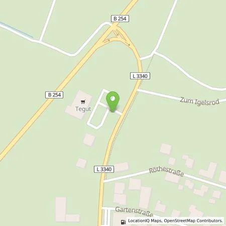 Standortübersicht der Tankstelle Numbat GmbH in 34637 Schrecksbach