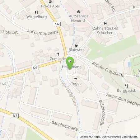 Standortübersicht der Tankstelle Numbat GmbH in 99831 Amt Creuzburg