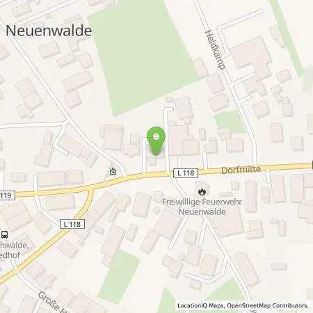 Standortübersicht der Tankstelle EWE Go GmbH in 27607 Geestland