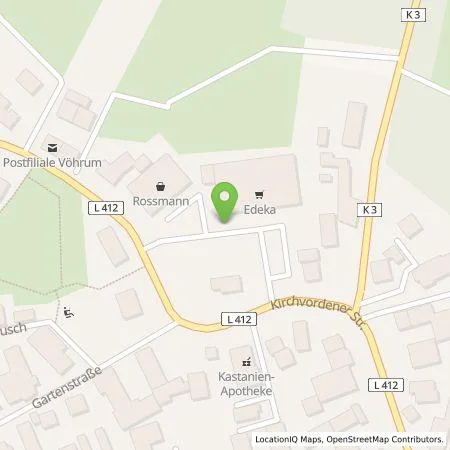 Standortübersicht der Tankstelle EDEKA-MIHA Charge GmbH in 31228 Peine