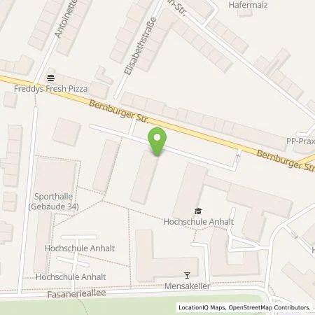 Standortübersicht der Tankstelle Köthen Energie GmBH in 06366 Köthen