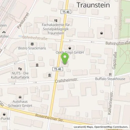 Standortübersicht der Tankstelle Mer Germany GmbH in 83278 Traunstein