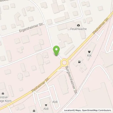 Standortübersicht der Tankstelle Stadtwerke Bad Windsheim in 91438 Bad Windsheim