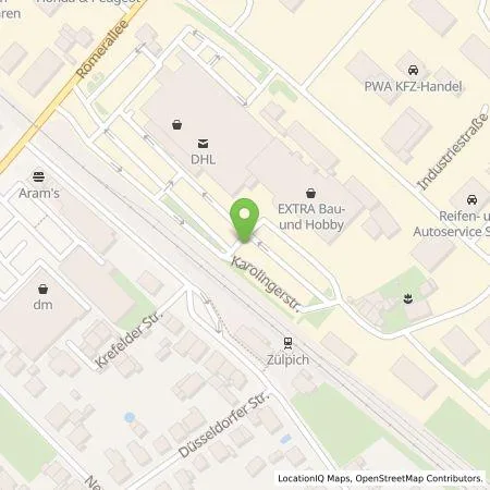 Standortübersicht der Tankstelle e-regio GmbH & Co. KG in 53909 Zülpich