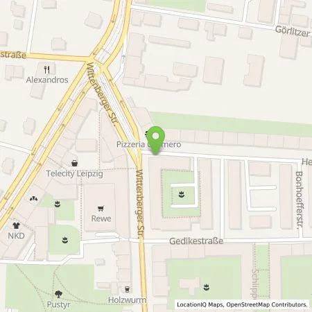 Standortübersicht der Tankstelle Stadtwerke Leipzig GmbH in 04129 Leipzig