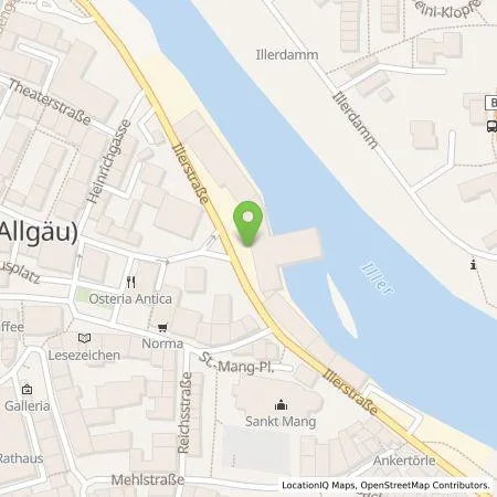 Standortübersicht der Tankstelle Allgäuer Überlandwerk GmbH in 87435 Kempten (Allgäu)