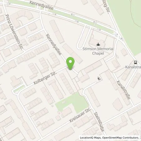 Standortübersicht der Tankstelle Energie- und Wasserversorgung Bonn/Rhein-Sieg GmbH in 53175 Bonn