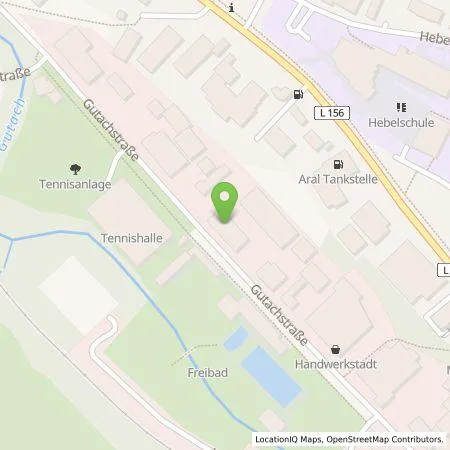 Standortübersicht der Tankstelle badenova AG & Co. KG in 79822 Titisee-Neustadt