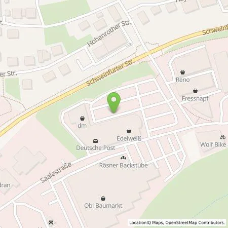 Standortübersicht der Tankstelle RhönEnergie Fulda GmbH in 97616 Bad Neustadt a. d. Saale