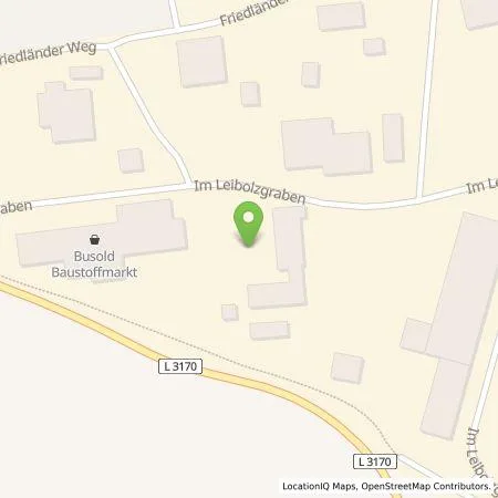 Standortübersicht der Tankstelle RhönEnergie Fulda GmbH in 36132 Eiterfeld