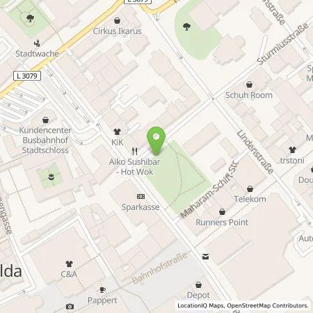 Standortübersicht der Tankstelle RhönEnergie Fulda GmbH in 36037 Fulda