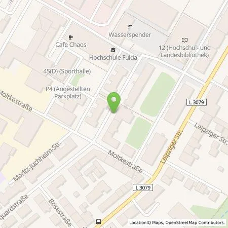 Standortübersicht der Tankstelle RhönEnergie Fulda GmbH in 36039 Fulda