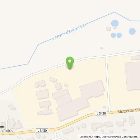 Standortübersicht der Tankstelle RhönEnergie Fulda GmbH in 36148 Kalbach