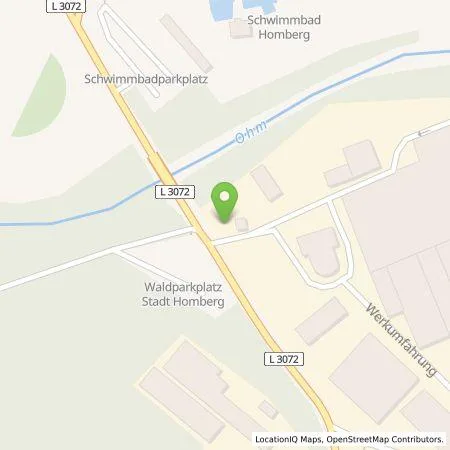 Standortübersicht der Tankstelle RhönEnergie Fulda GmbH in 35315 Homberg (Ohm)