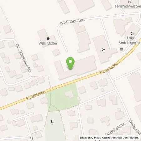 Standortübersicht der Tankstelle RhönEnergie Fulda GmbH in 36043 Fulda