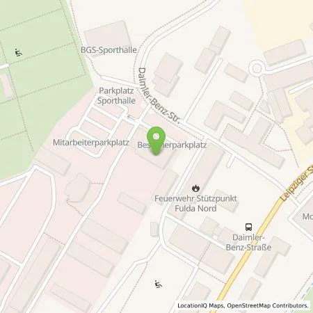 Standortübersicht der Tankstelle RhönEnergie Fulda GmbH in 36039 Fulda