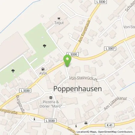 Standortübersicht der Tankstelle RhönEnergie Fulda GmbH in 36163 Poppenhausen (Wasserkuppe)