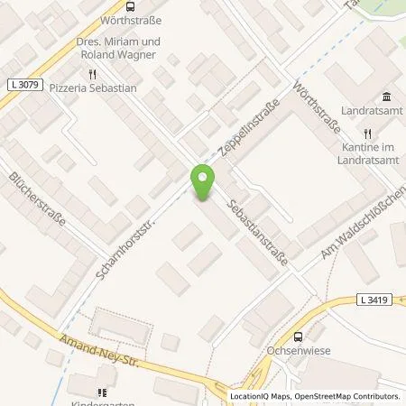 Standortübersicht der Tankstelle RhönEnergie Fulda GmbH in 36037 Fulda