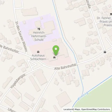 Standortübersicht der Tankstelle RhönEnergie Fulda GmbH in 36381 Schlüchtern