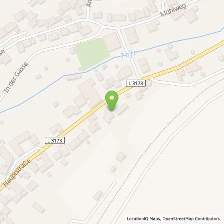 Standortübersicht der Tankstelle RhönEnergie Fulda GmbH in 36132 Eiterfeld