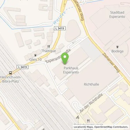 Standortübersicht der Tankstelle RhönEnergie Fulda GmbH in 36037 Fulda