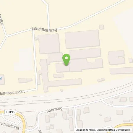 Standortübersicht der Tankstelle RhönEnergie Fulda GmbH in 36396 Steinau