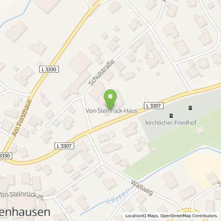 Standortübersicht der Tankstelle RhönEnergie Fulda GmbH in 36163 Poppenhausen