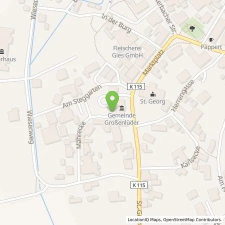 Standortübersicht der Tankstelle RhönEnergie Fulda GmbH in 36137 Großenlüder