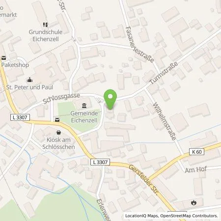 Standortübersicht der Tankstelle RhönEnergie Fulda GmbH in 36124 Eichenzell