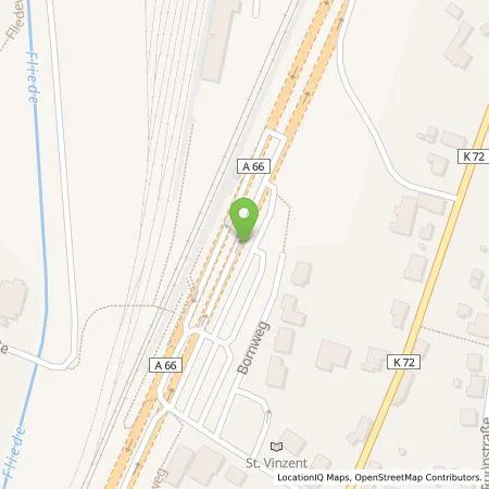 Standortübersicht der Tankstelle RhönEnergie Fulda GmbH in 36119 Neuhof